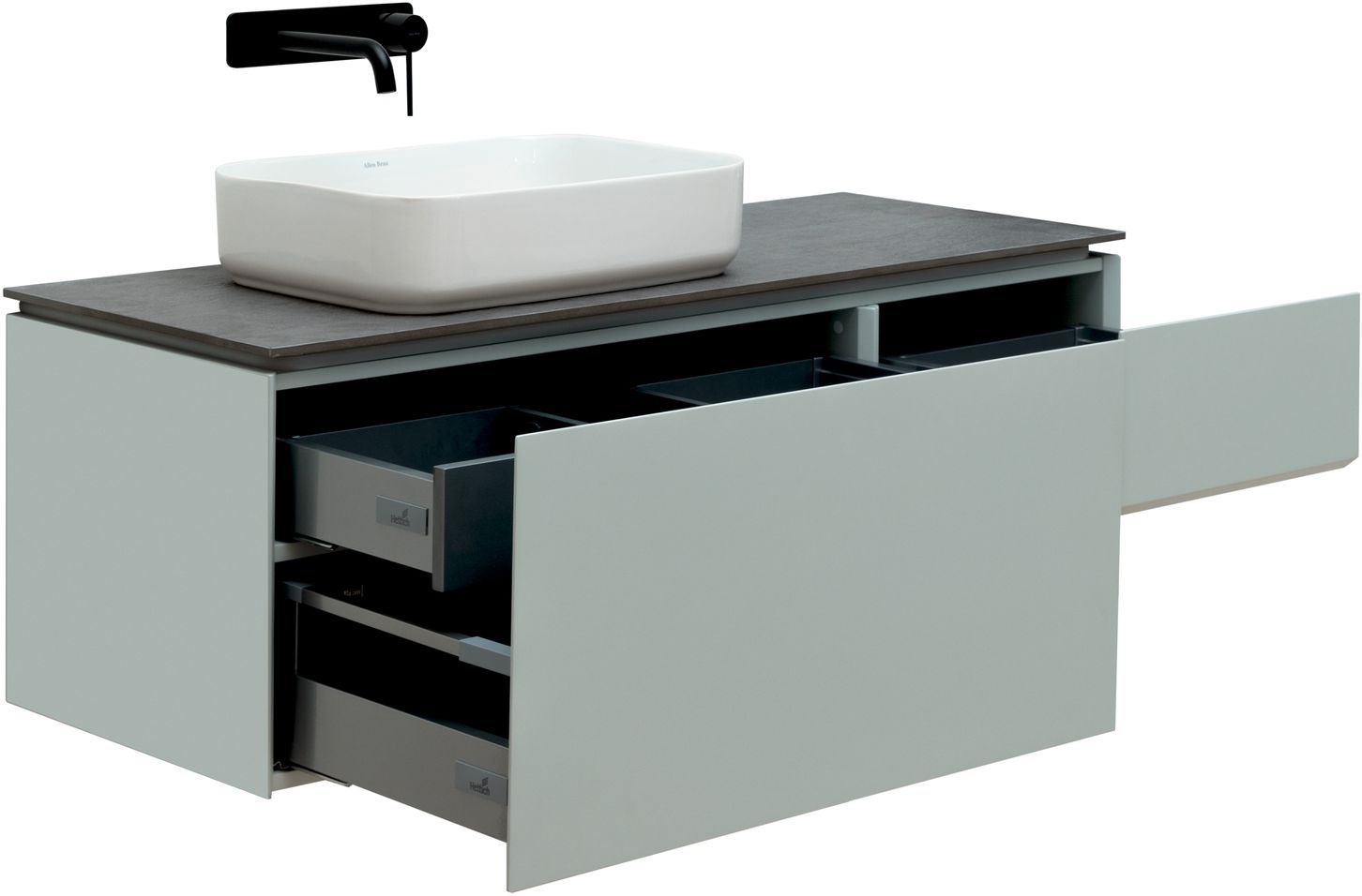 1.21006.PWM INFINITY Тумба 120 L 1+1, рapyrus white matt (274256) - 5