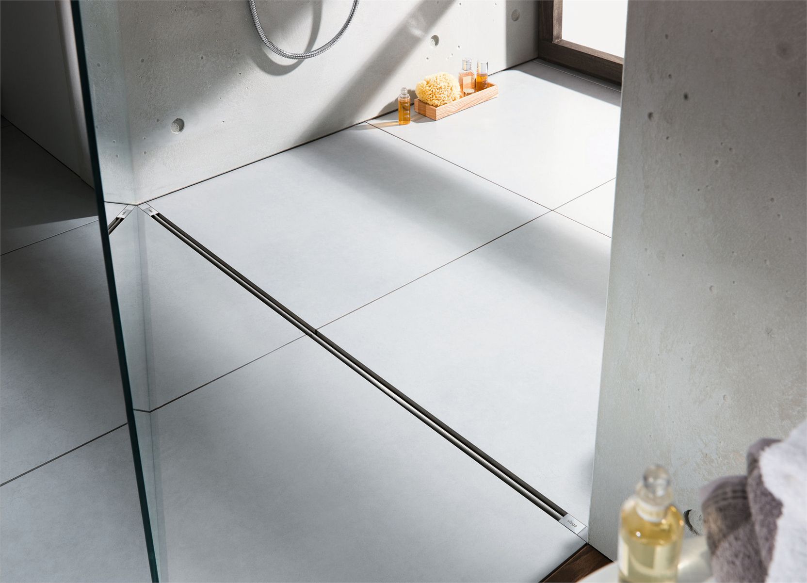 Душевой лоток Viega Advantix Vario Set 704353 с решеткой и опорами - 5