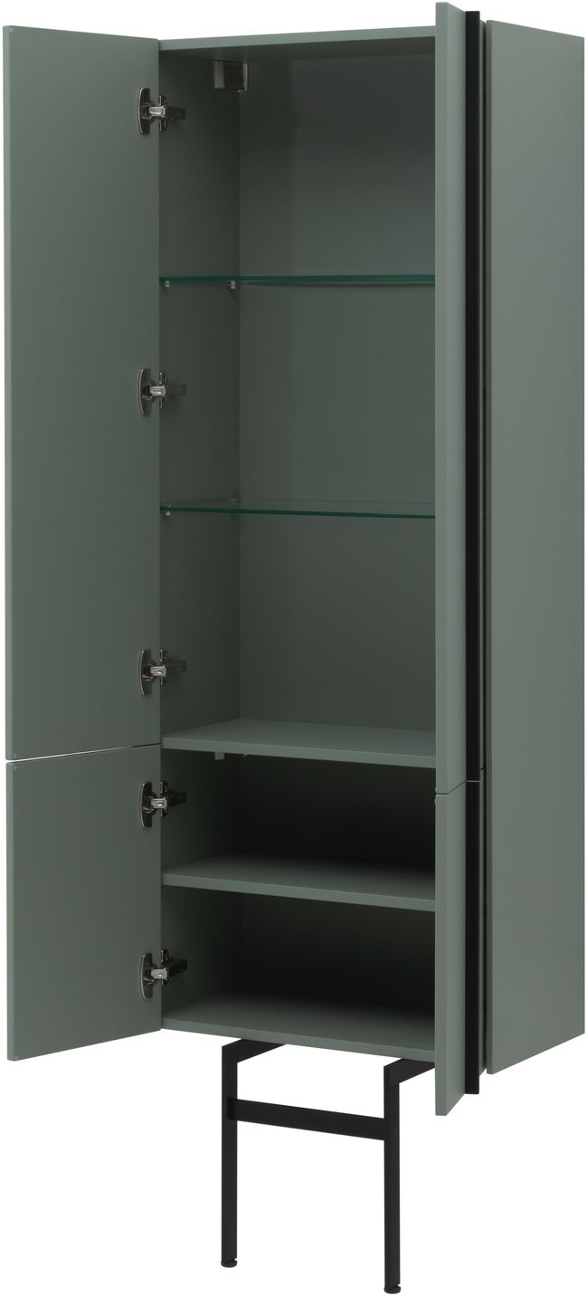 Шкаф пенал Allen Brau Reality 60 подвесной серо - зеленый матовый 1.32003.CGM - 3