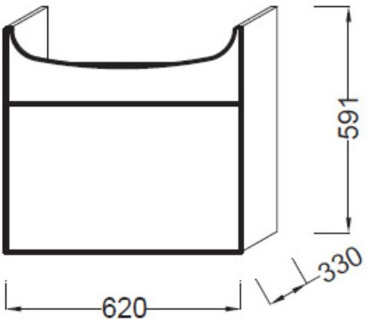 Тумба для комплекта Jacob Delafon Odeon Up EB880-J5 белая - 3