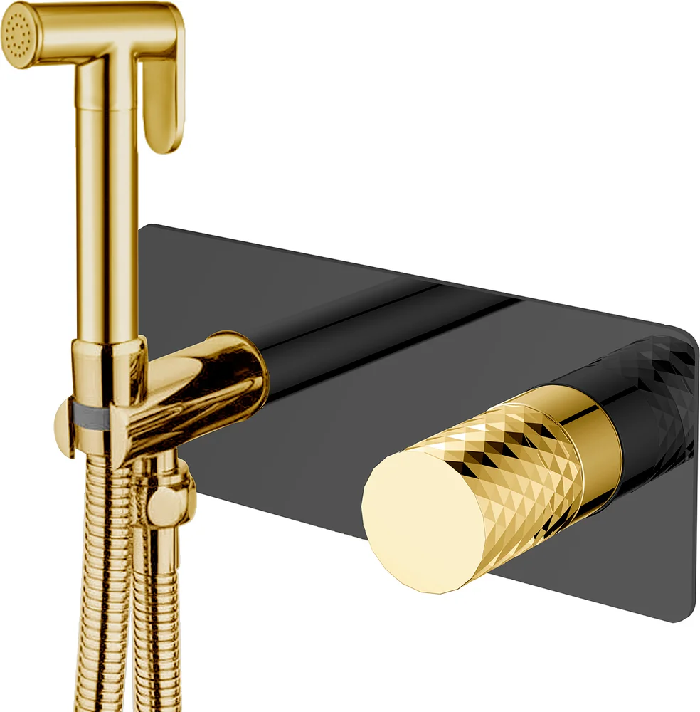 Гигиенический душ Boheme Stick black, diamond gold  127-BG - 0
