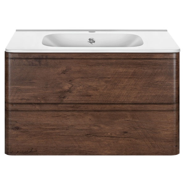 Тумба под раковину Vincea Vico 80 темное дерево VMC-2V800RW - 0