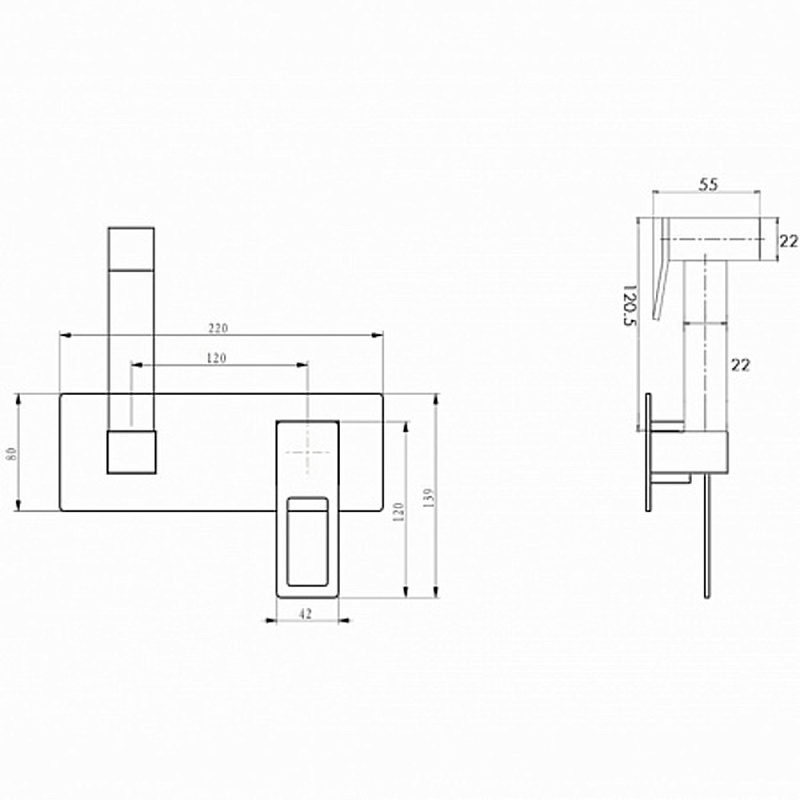 Гигиенический душ Boheme Q белый, хром  147-WCR.2 - 1
