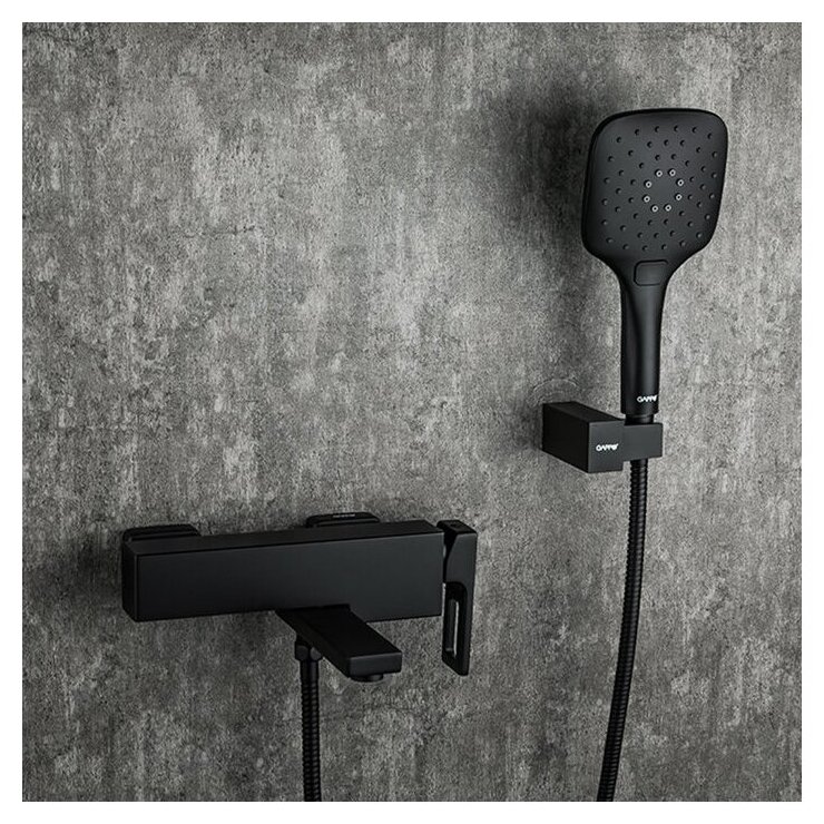 Душевой комплект Gappo G3217-6, черный матовый - 3