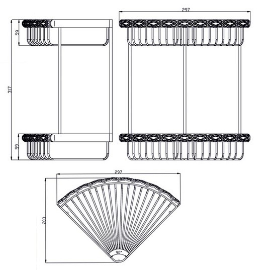 Полка Zorg Br  AZR U-4 BR - 1