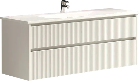 Комплект мебели Sanvit Рольф-2 120 белый глянец - 1