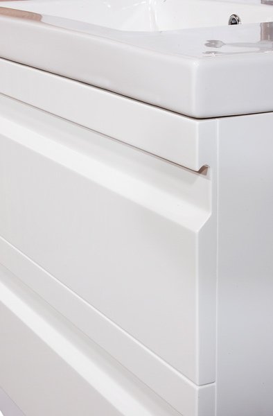Тумба под раковину Sanvit Тема 75 белый глянец ktema075 - 3