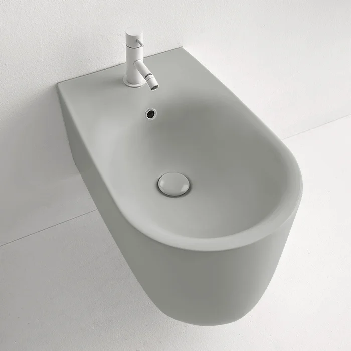 Биде подвесное Kerasan Nolita серый матовый  532559*1 - 1