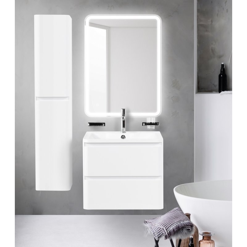 Тумба с раковиной BelBagno Albano 60 белый - 11