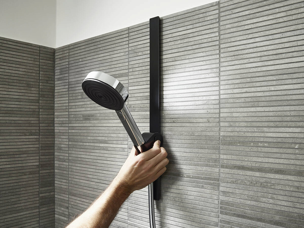 Штанга для душа Hansgrohe 70 черный матовый 27904670 - 1