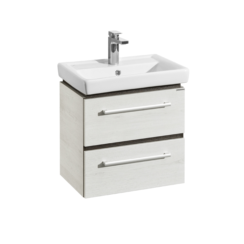 Тумба под раковину Aquaton Ронда 55 светлое дерево 1A207601RSC20 - 1