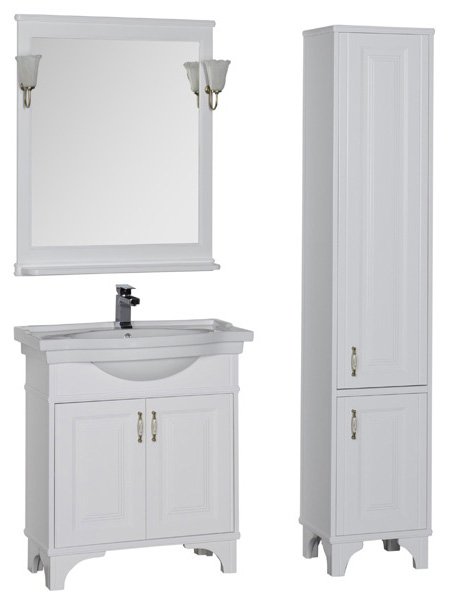 Зеркало Aquanet Валенса 80 белое 180151 - 1