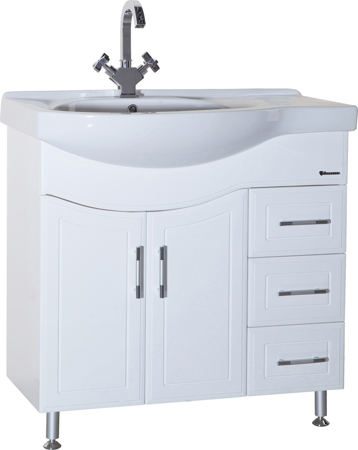 Тумба с раковиной Bellezza Коралл 85 R - 1