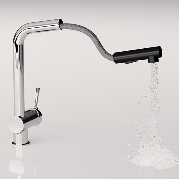 Смеситель для кухни Ideal Standard Ceralook хром - черный BC178AA - 1