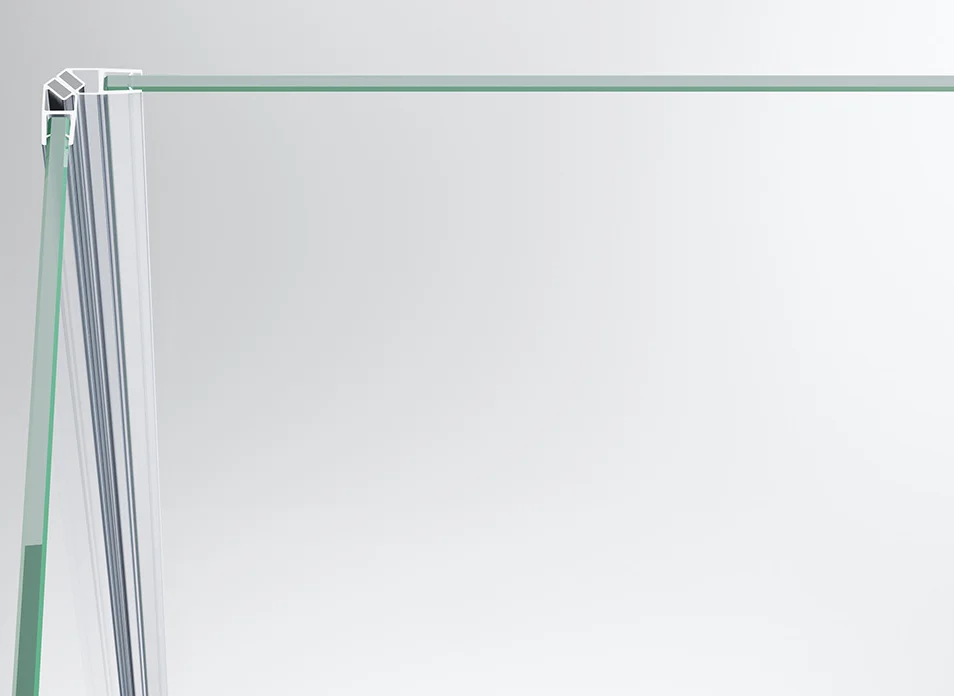 Душевой уголок BelBagno Kraft 80х80 хром  KRAFT-A-12-80-C-Cr-R - 5