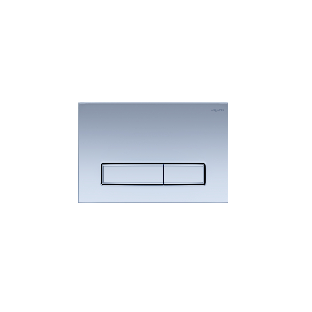 Кнопка смыва Aquatek Slim матовый хром  KDI-0000024 - 0