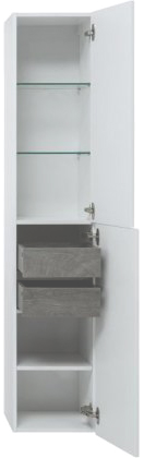 Шкаф-пенал Aquanet Nova 35 белый 242261 - 3