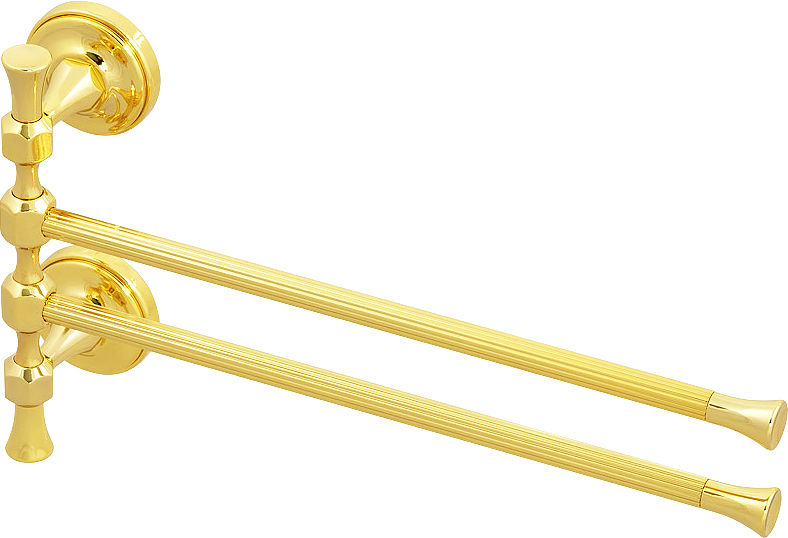 Полотенцедержатель Migliore Fortuna 27675 поворотный двойной, золото - 0