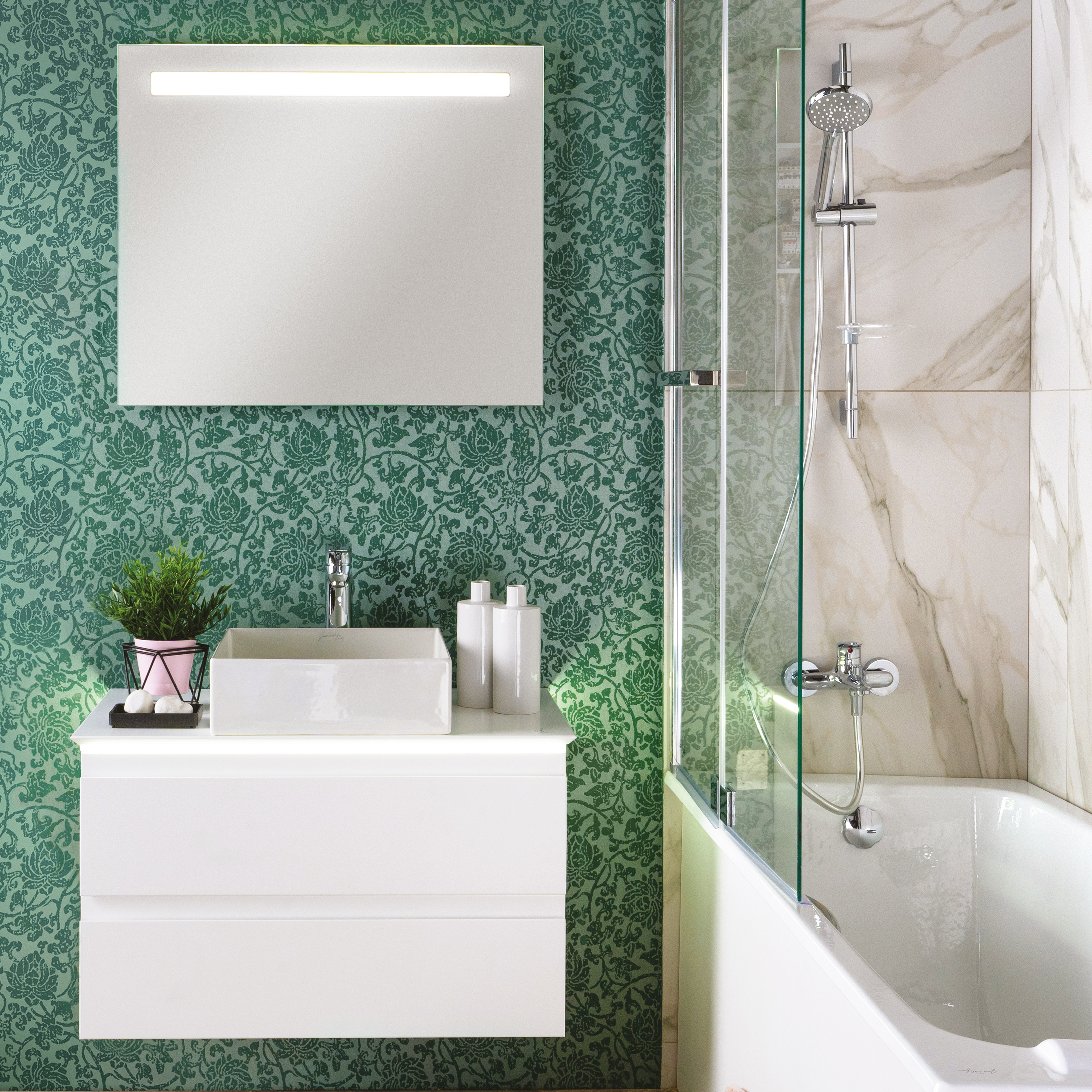 Тумба для комплекта Jacob Delafon Madeleine 80 белый блестящий EB2083-J5 - 2