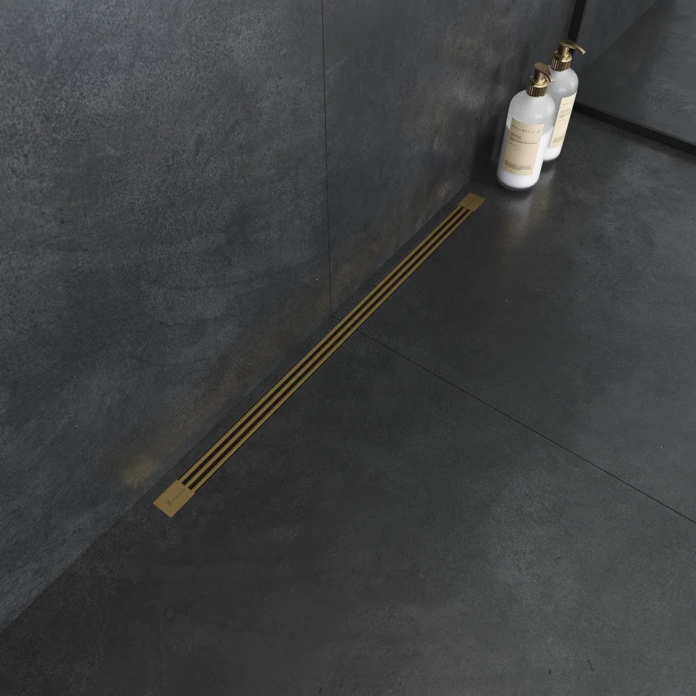 Душевой лоток Armadi Art Infinity 80 золото матовый 981-80-MG - 1