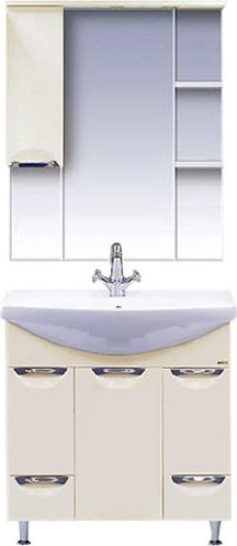 Тумба для комплекта Misty Орхидея 85 бежевая эмаль П-Орх01085-0312Я - 1