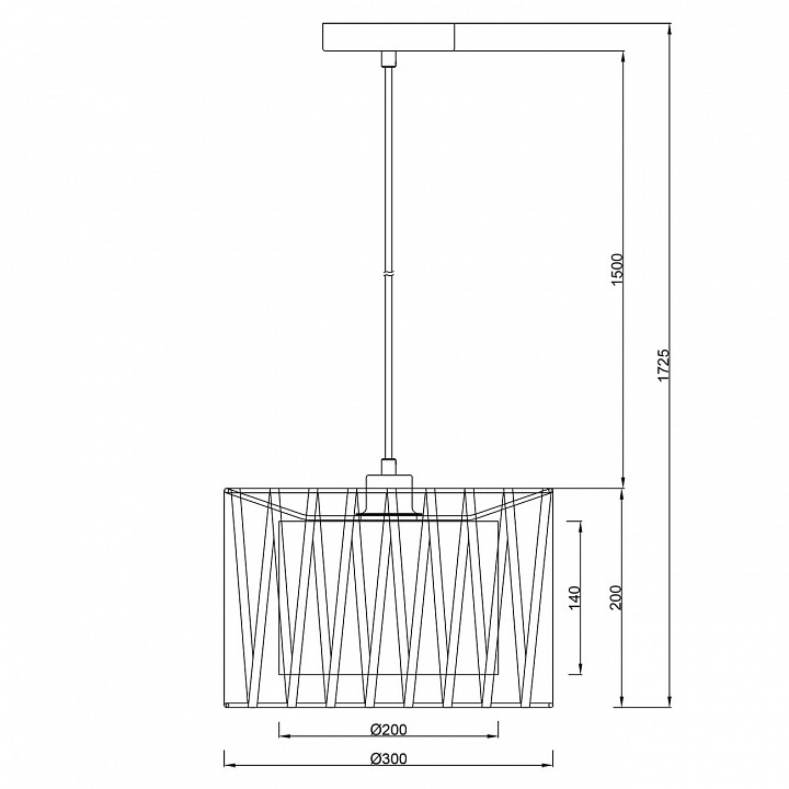 Подвесной светильник Escada Zambeze 10181/1S - 3