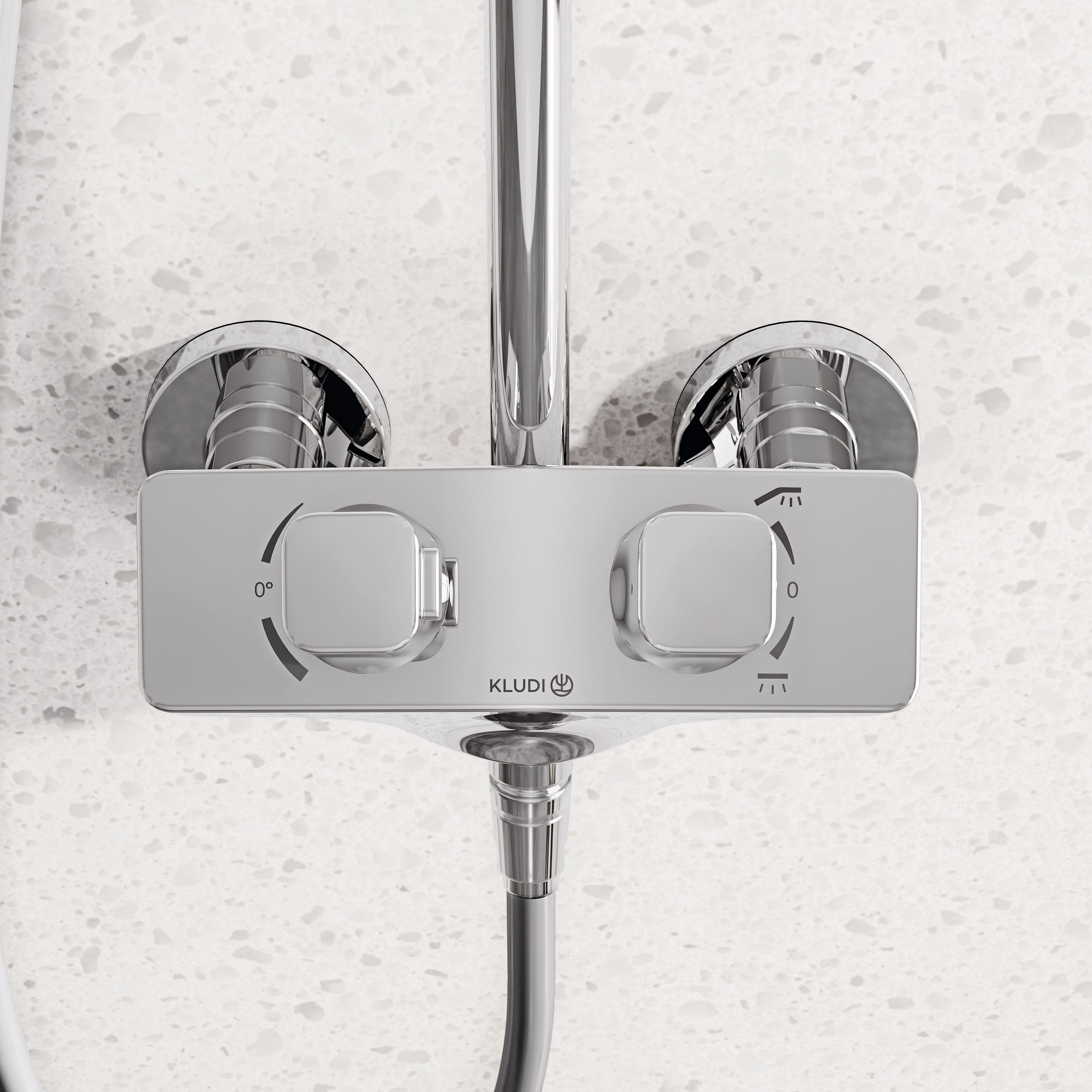Душевая стойка Kludi Cockpit Explorer 8005005-00 c термостатом - 5