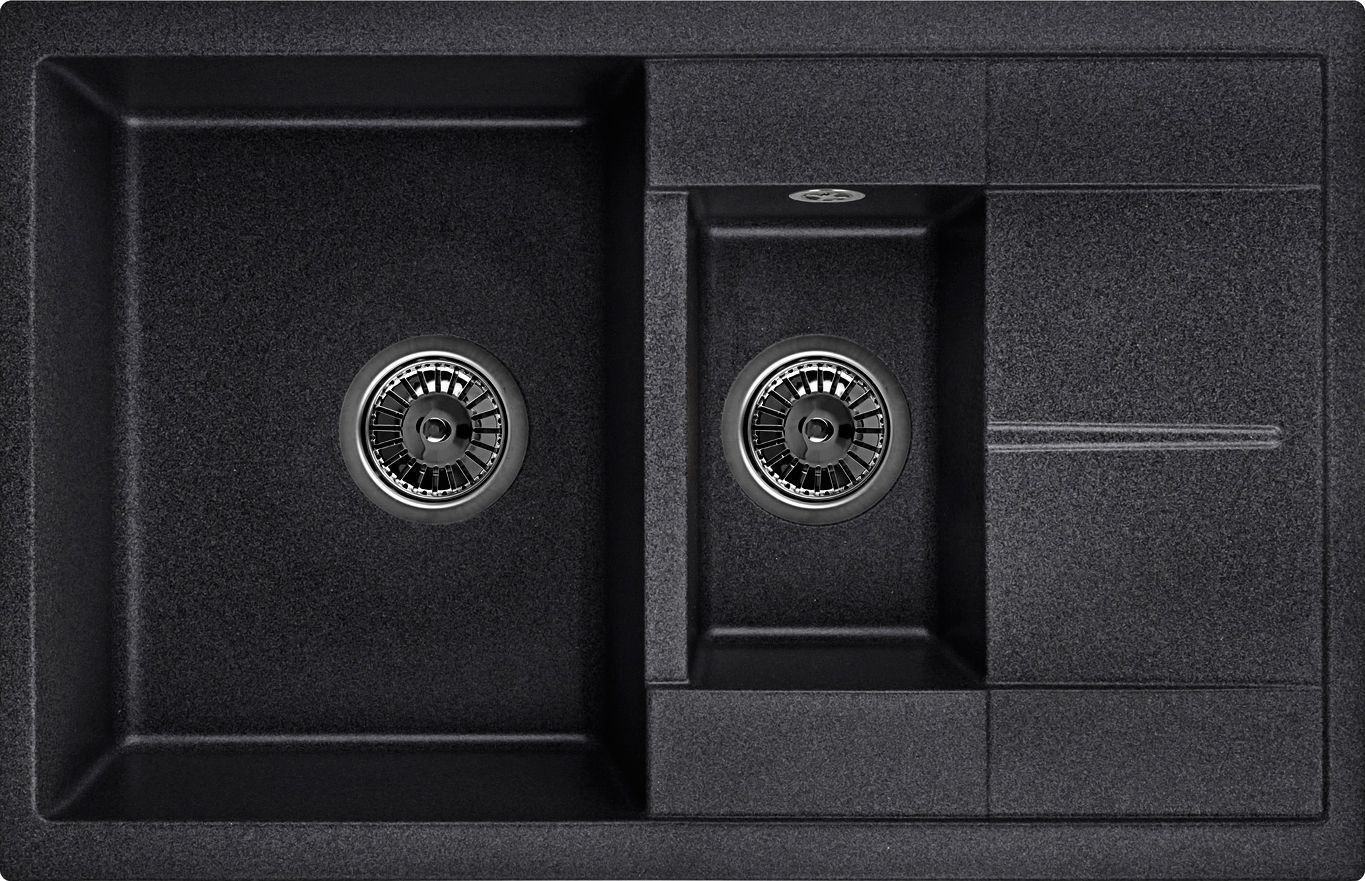 Мойка кухонная Granula GR-7802 черный - 0