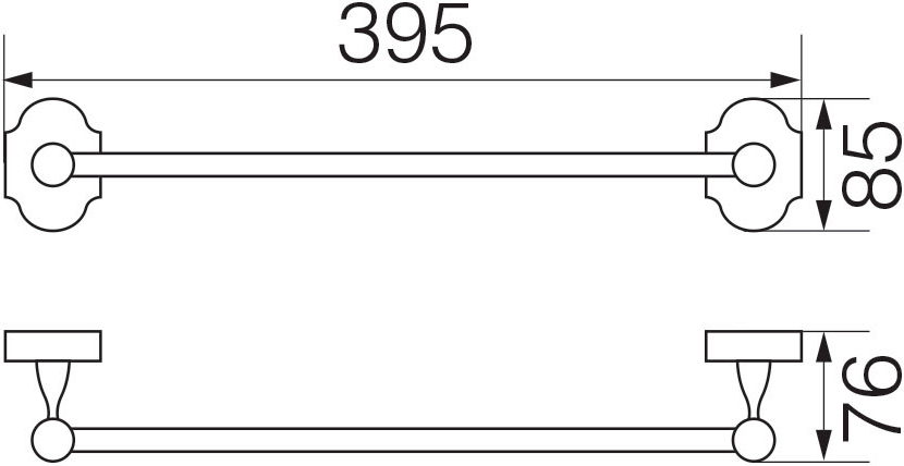 Полотенцедержатель Veragio Stanford VR.STD-7720.CR хром - 1