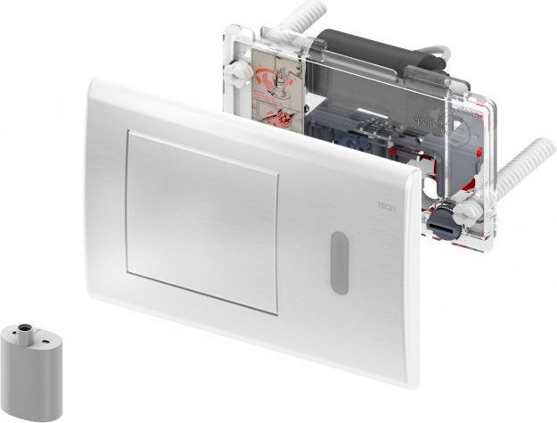 Кнопка смыва TECE Planus 6 V-Batterie 9240361 белая - 1