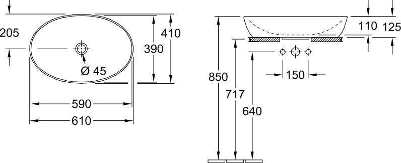 Раковина Villeroy & Boch Artis 419861R1 alpin - 4