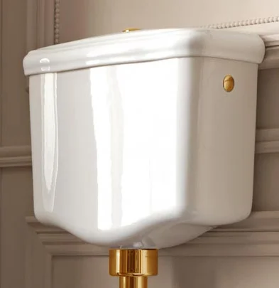 Механизм слива для низкого бачка Kerasan бронза  751393 - 1