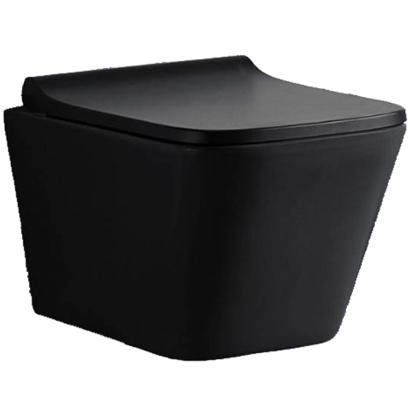 Унитаз подвесной Ceramalux черный, матовый  NS5170MB - 0