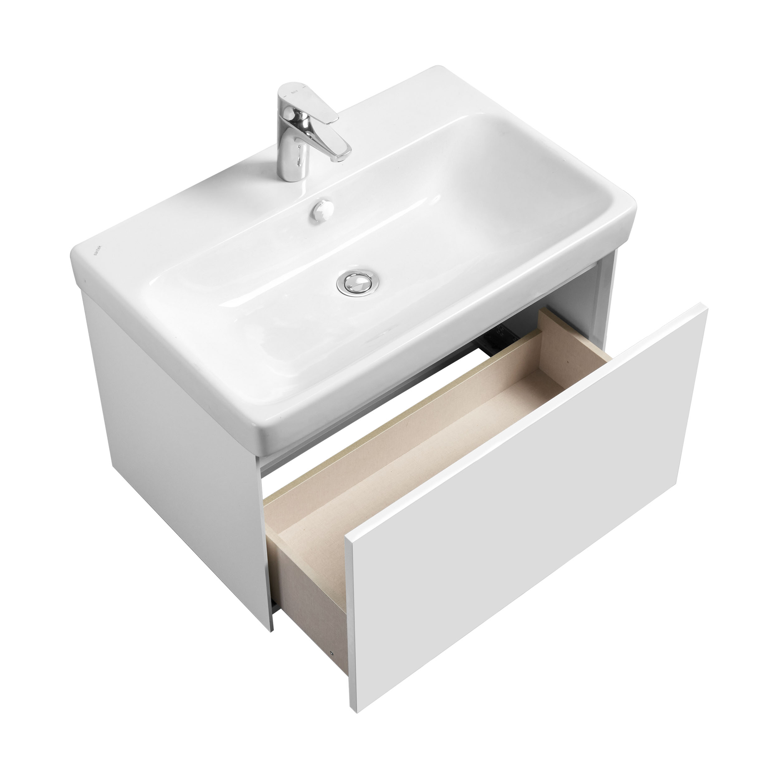 Тумба под раковину Aquaton Асти 70 белый 1A263001AX2B0 - 3