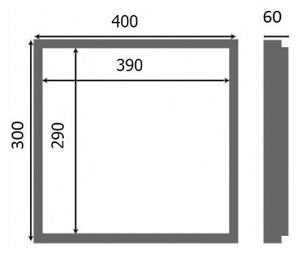 Люк настенный Хаммер Слава 40x30 - 6