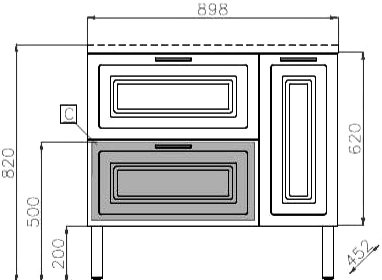 Тумба для комплекта Style Line Альба 90 Люкс L, с бельевой корзиной ЛС-000010052 - 7