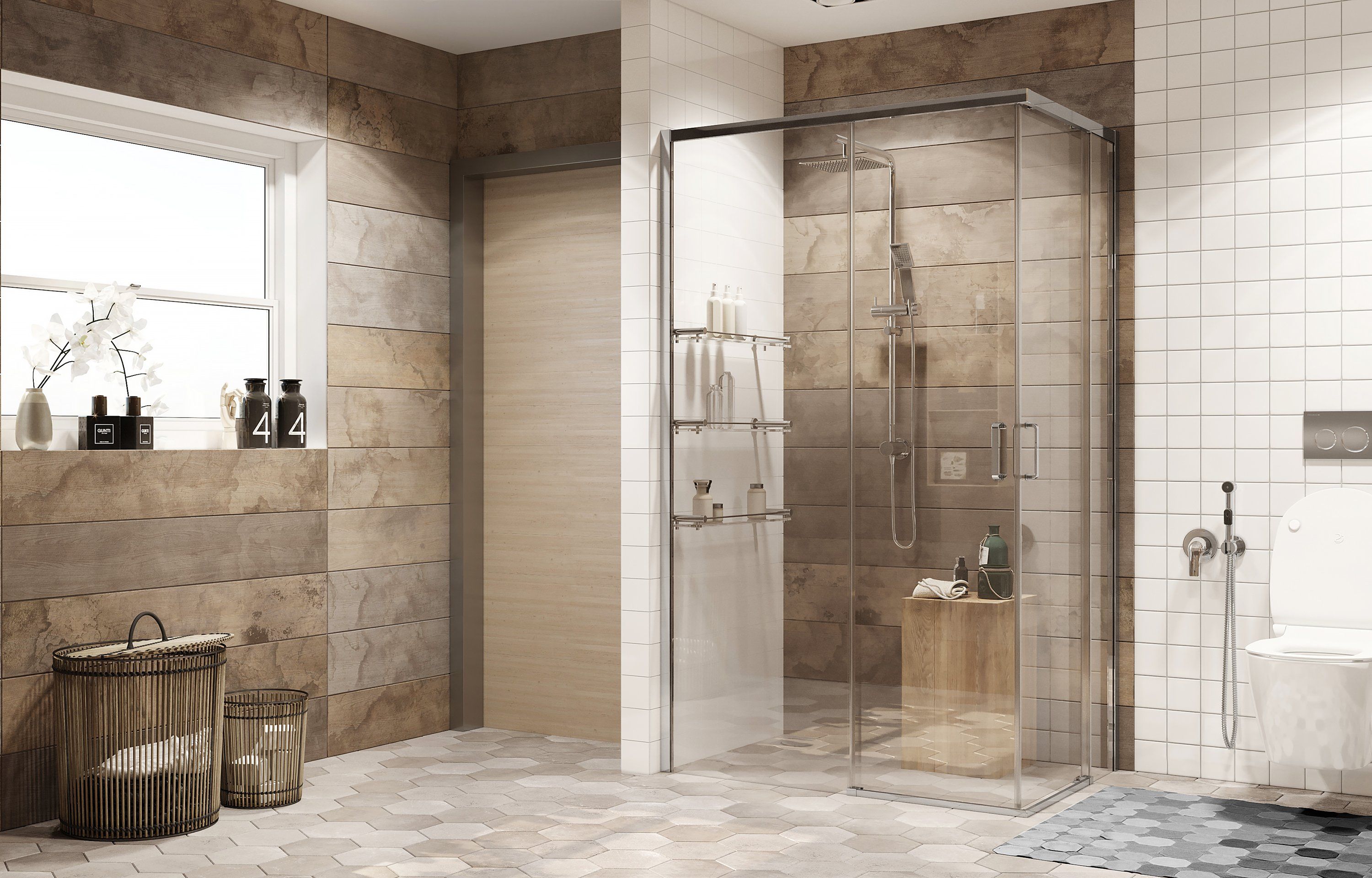 Душевой уголок Ambassador Queen 11011106L 120x80 - 1