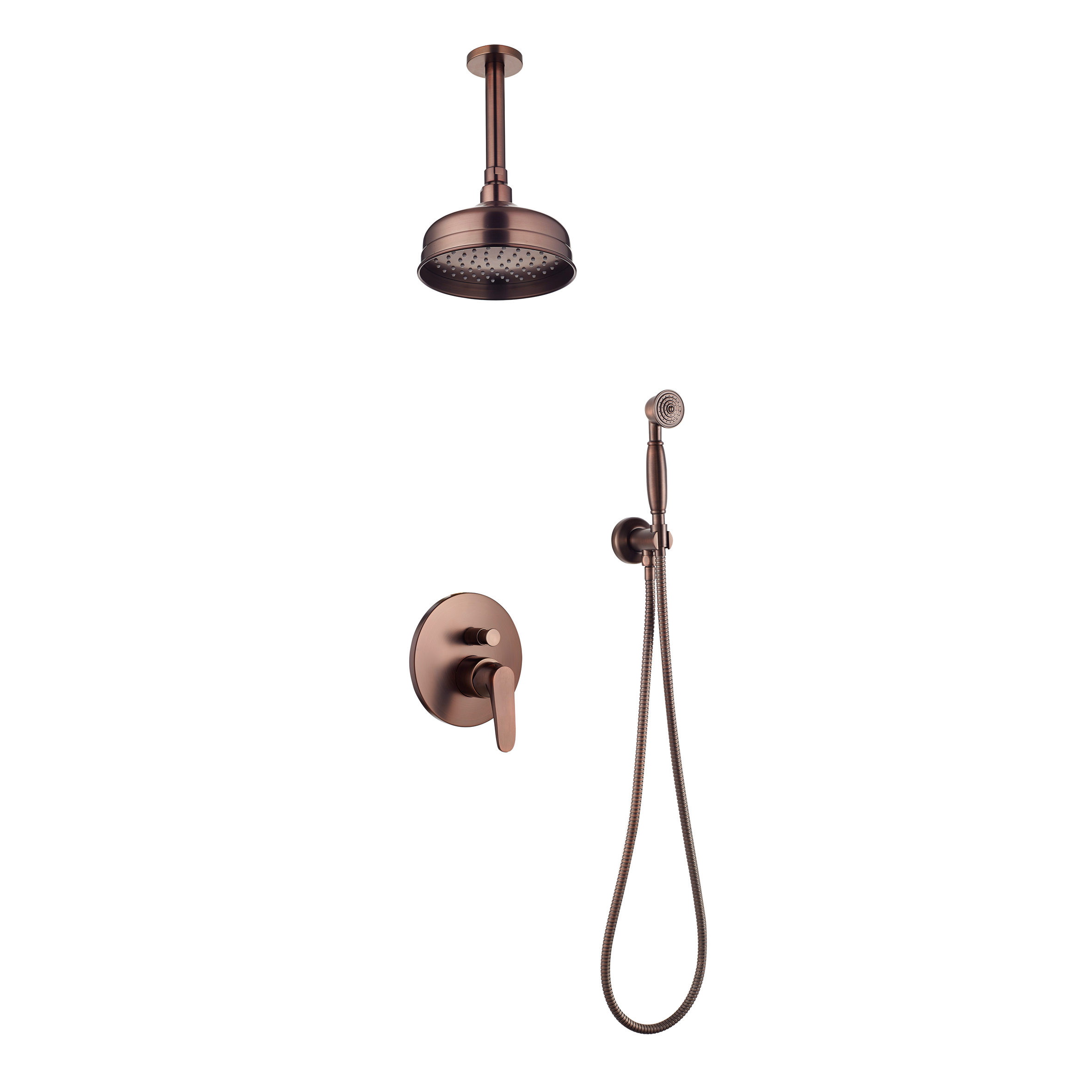 Swedbe Terracotta Семейный душ со смесителем встраиваемый 2553 - 0