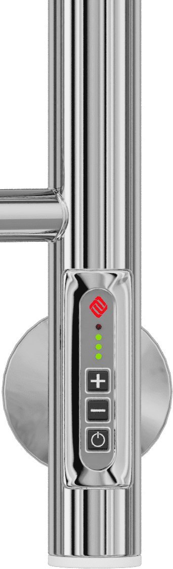 Электрический полотенцесушитель Terminus Классик П6 450x650 с полкой Хром 4630080267107 - 2