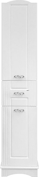 Шкаф-пенал Misty Эльбрус 40 L с бельевой корзиной П-Эль05040-011Л - 0