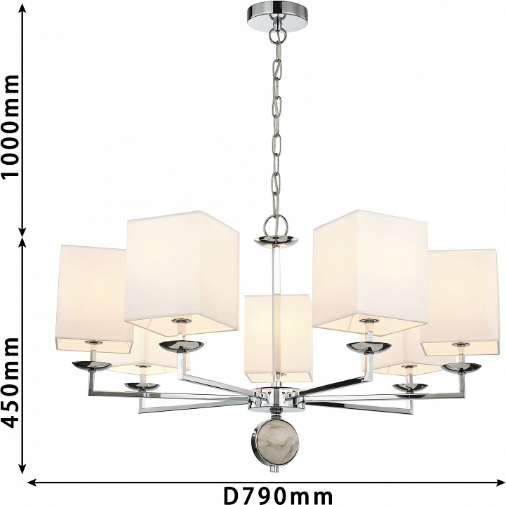 Подвесная люстра Favourite Diva 2821-7P - 5