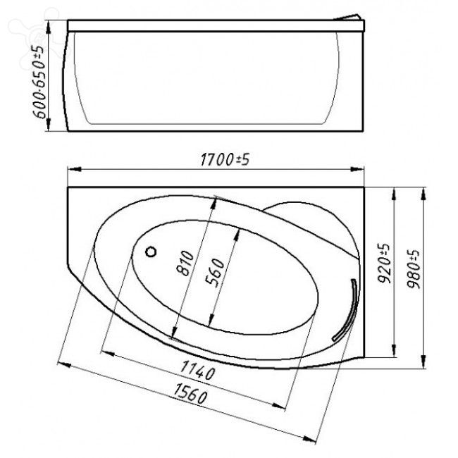 Экран Фэма Аделина 170 L АДЕЛИНА-170_PAN L - 3