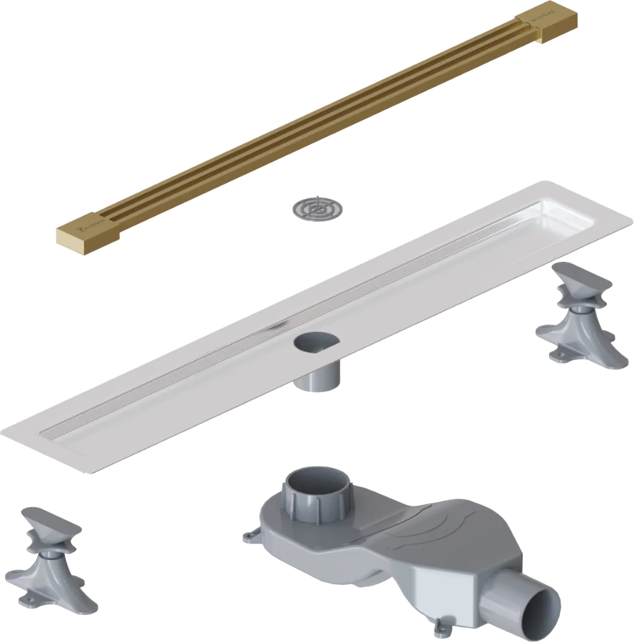 Душевой лоток Armadi Art Infinity 60 золото матовый 981-60-MG - 2