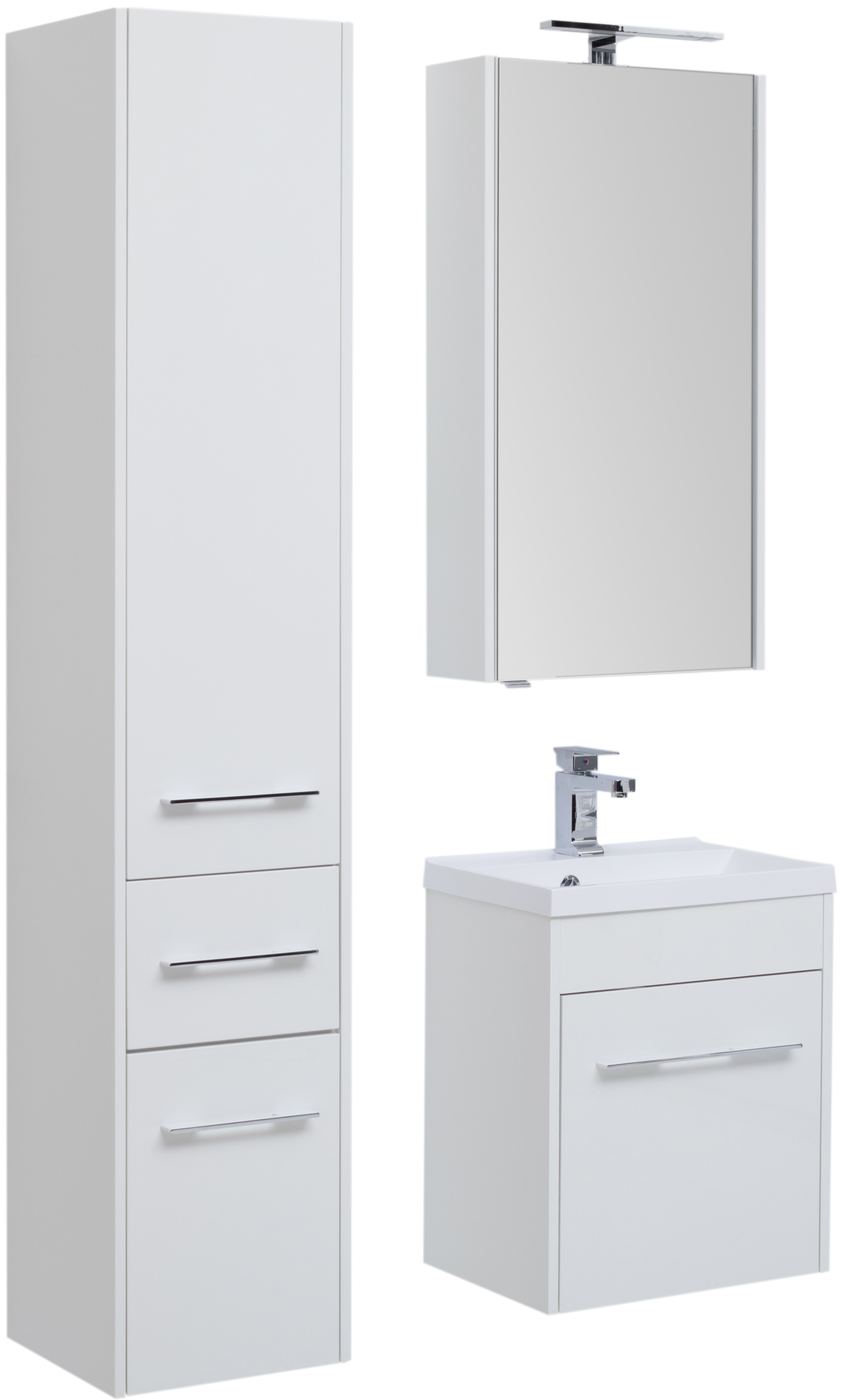 Шкаф-пенал Aquanet Августа 35 R, белый 210016 - 1