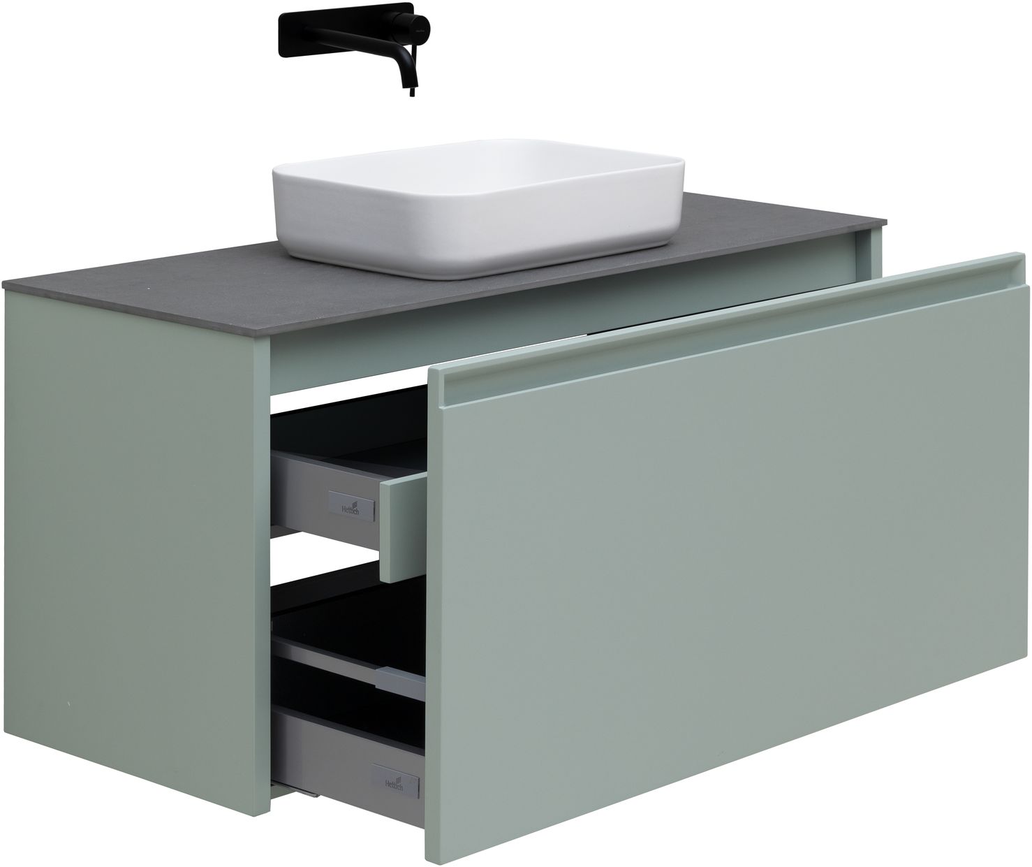 Тумба под раковину Allen Brau Fantasy 120 светло - зеленый матовый 1.11006.PWM - 4