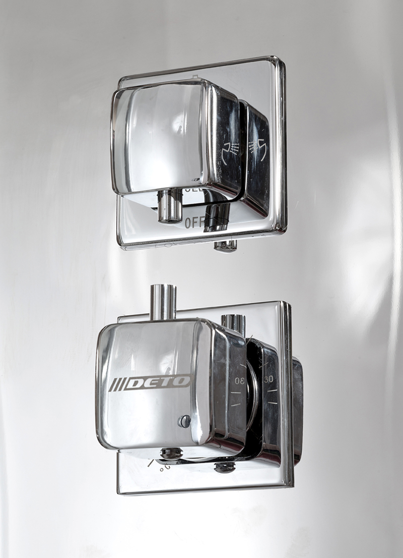 Душевая кабина DETO Z122ESPOOSTEAM с средним поддоном, с хамамом - 14