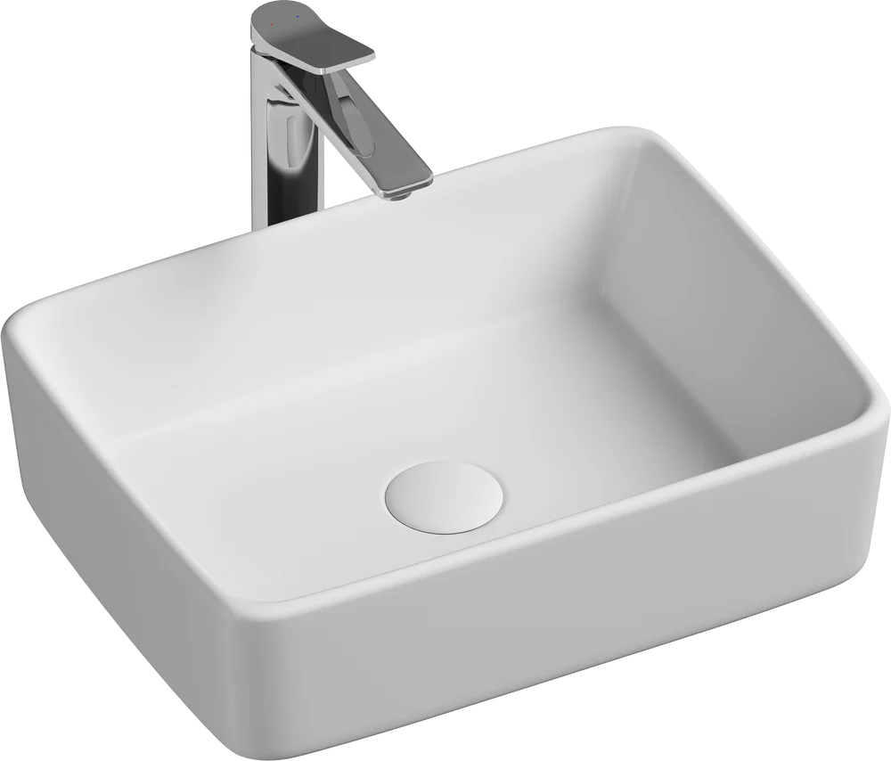 Раковина накладная Ceramica Nova Element 48х37 белая CN6037 - 0