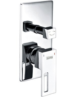 Смеситель Wasserkraft Alme 1541 С ВНУТРЕННЕЙ ЧАСТЬЮ, для ванны и душа - 0