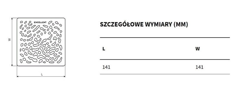 Крышка для поддона Excellent Arda белая BREX.1509.WHN - 1