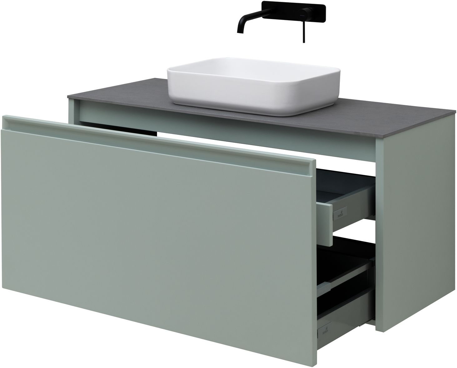 Тумба под раковину Allen Brau Fantasy 120 светло - зеленый матовый 1.11006.PWM - 6